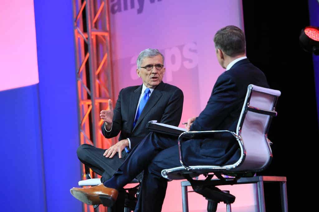 Tom Wheeler, current Chairman of the FCC and former cable lobbyist. 