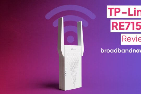 An image of the TP-Link RE715X Wi-Fi extender