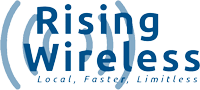 Rising Wireless logo