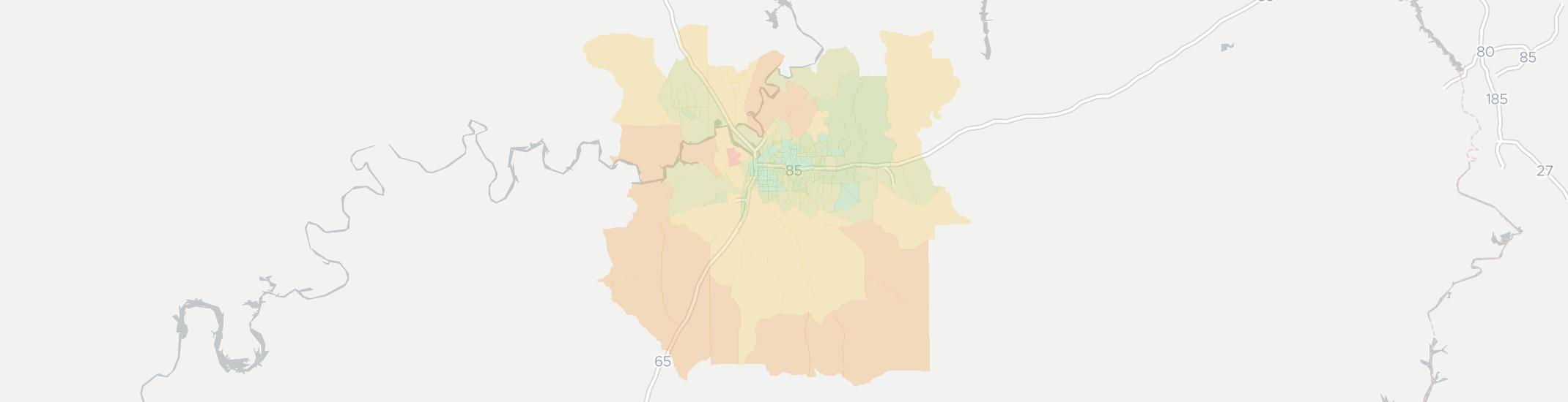 Montgomery Internet Competition Map. Click for interactive map