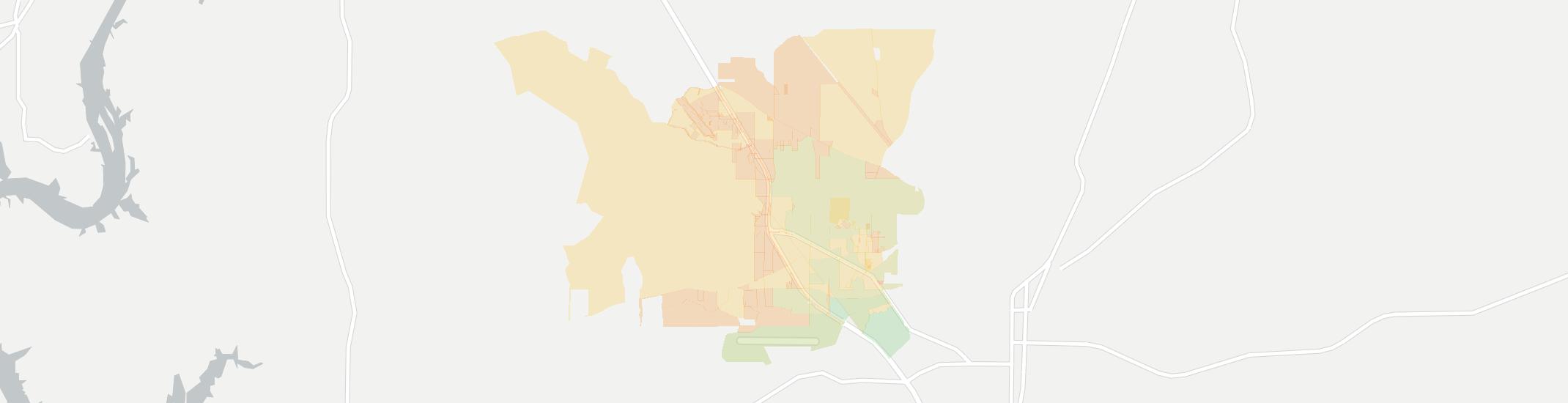 Oak Grove Internet Competition Map. Click for interactive map.