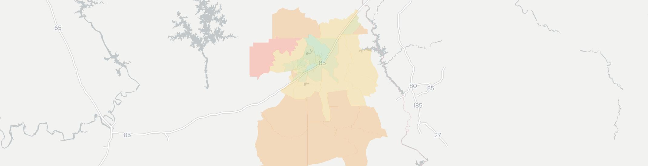 Opelika Internet Competition Map. Click for interactive map