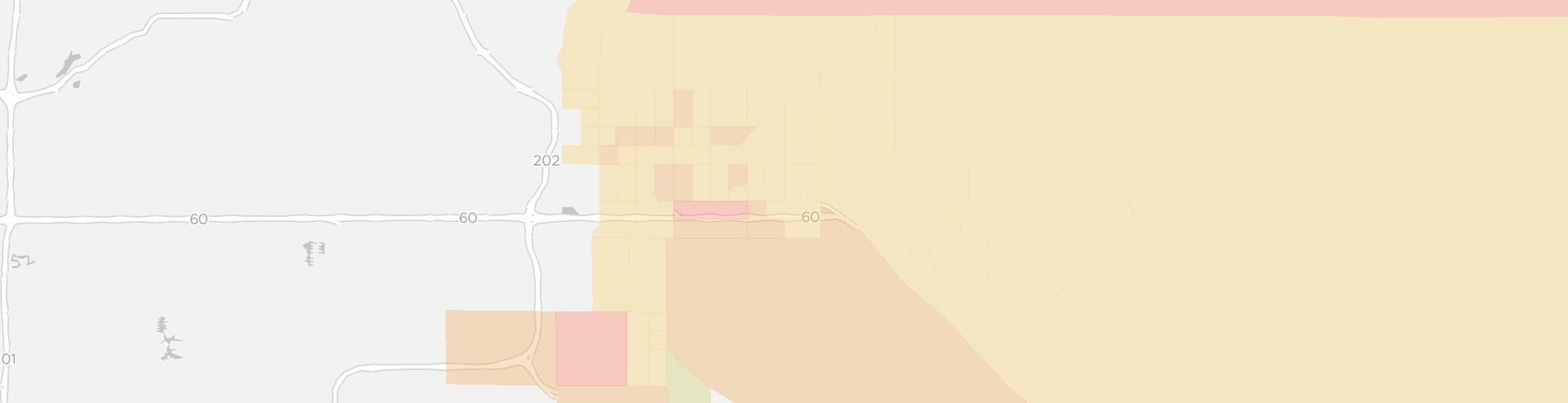 Apache Junction Internet Competition Map. Click for interactive map.