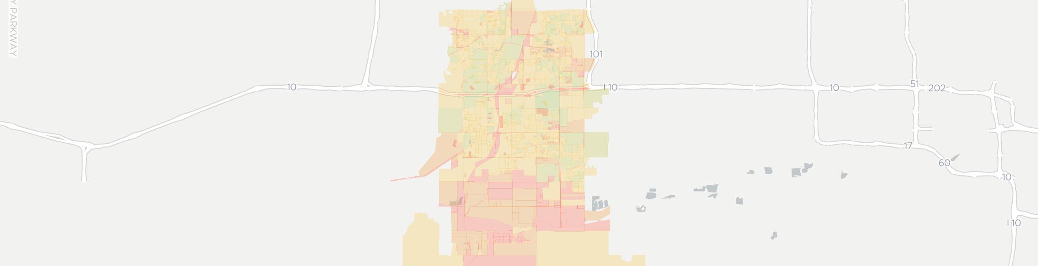 Avondale Internet Competition Map. Click for interactive map