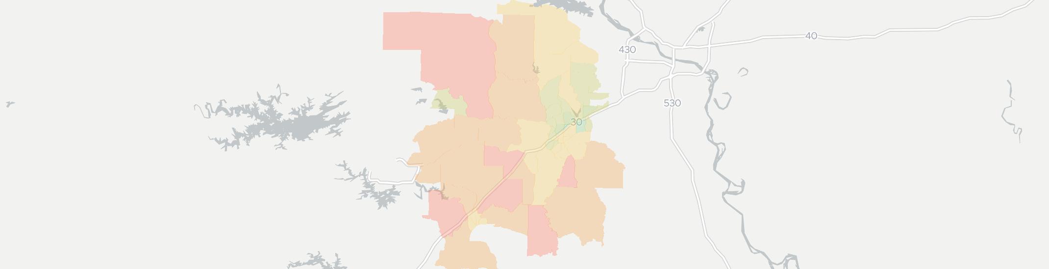 Benton Internet Competition Map. Click for interactive map.