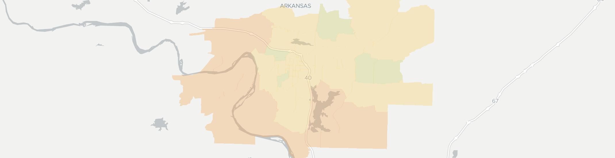 Conway Internet Competition Map. Click for interactive map.
