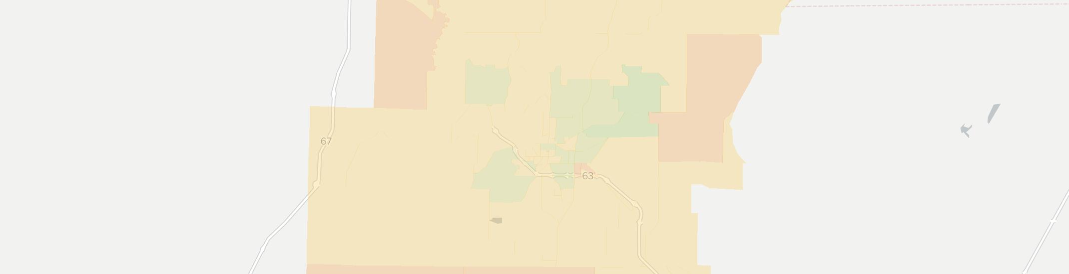 Jonesboro Internet Competition Map. Click for interactive map