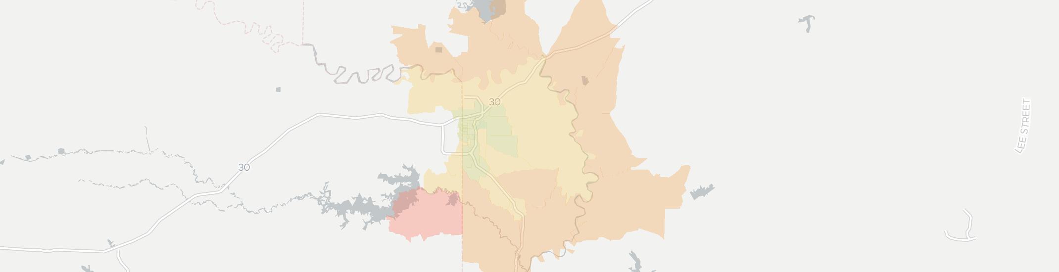 Texarkana Internet Competition Map. Click for interactive map