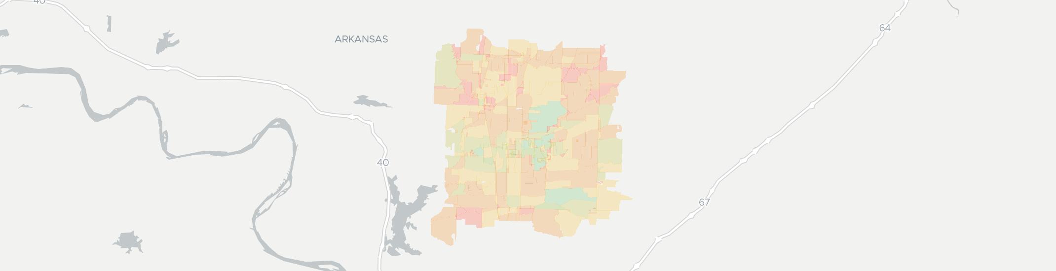 Vilonia Internet Competition Map. Click for interactive map.