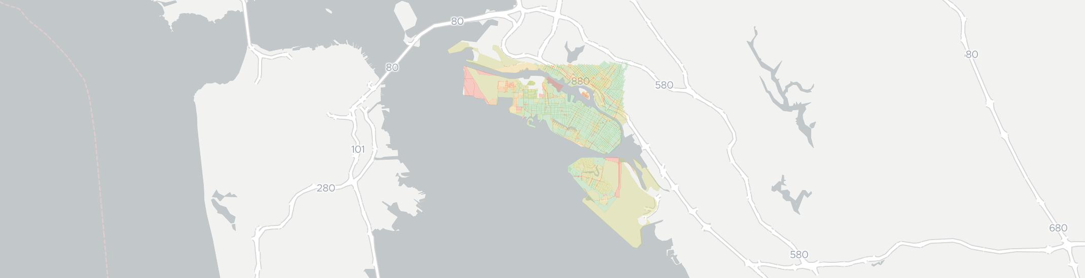 Alameda Internet Competition Map. Click for interactive map
