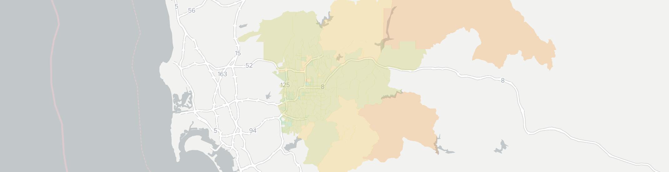 El Cajon Internet Competition Map. Click for interactive map