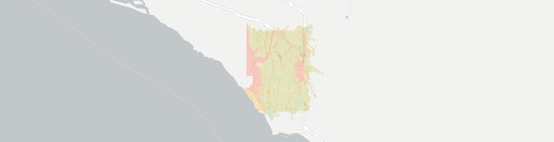 Laguna Niguel Internet Competition Map. Click for interactive map.