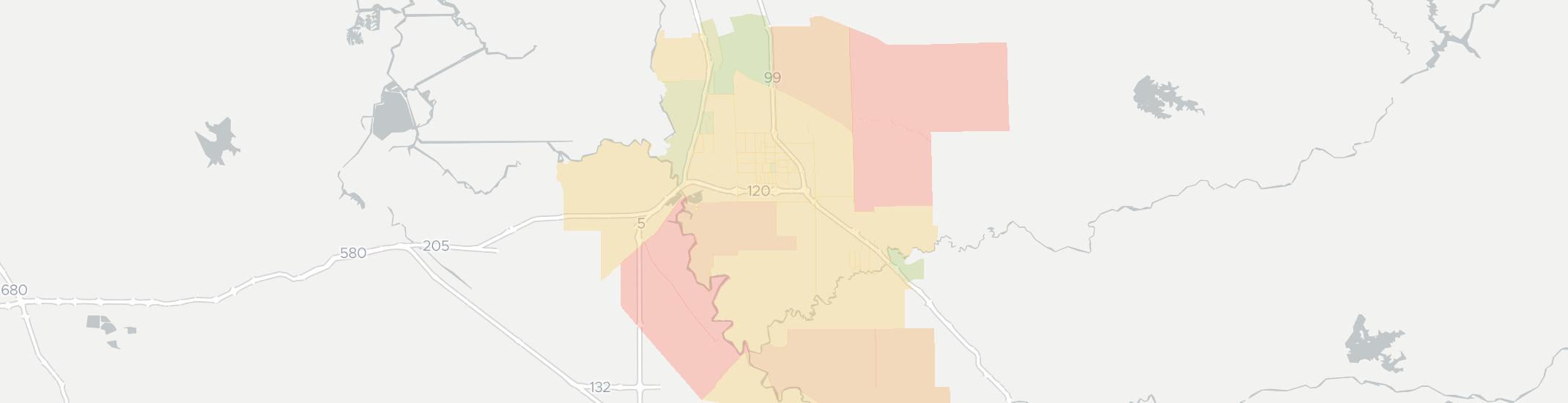 Manteca Internet Competition Map. Click for interactive map