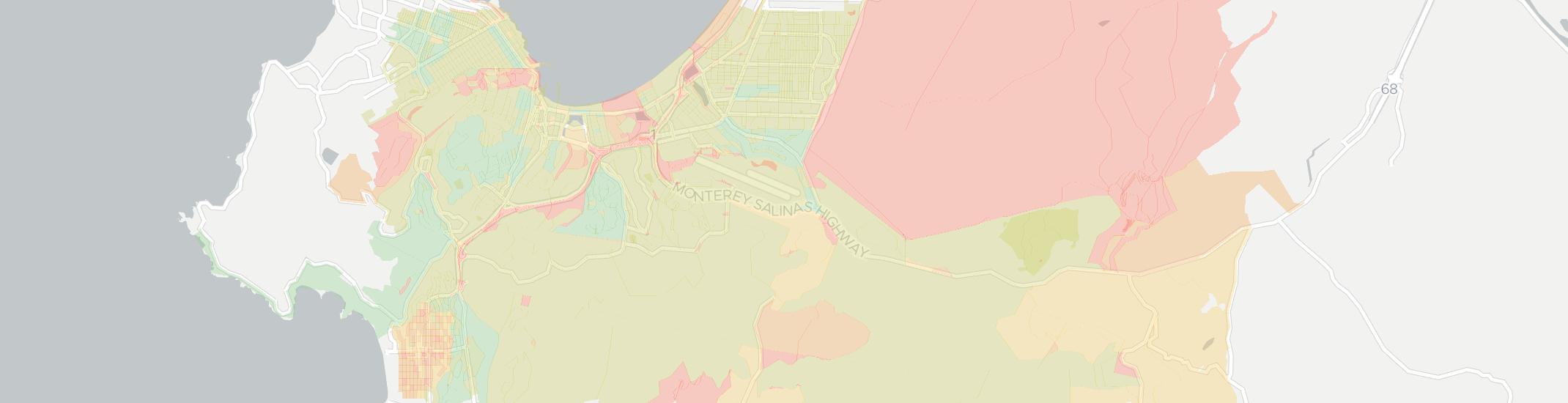 Monterey Internet Competition Map. Click for interactive map.