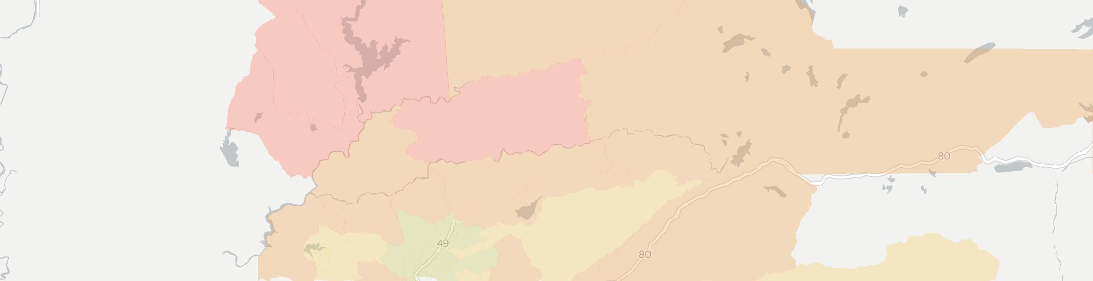 Nevada City Internet Competition Map. Click for interactive map