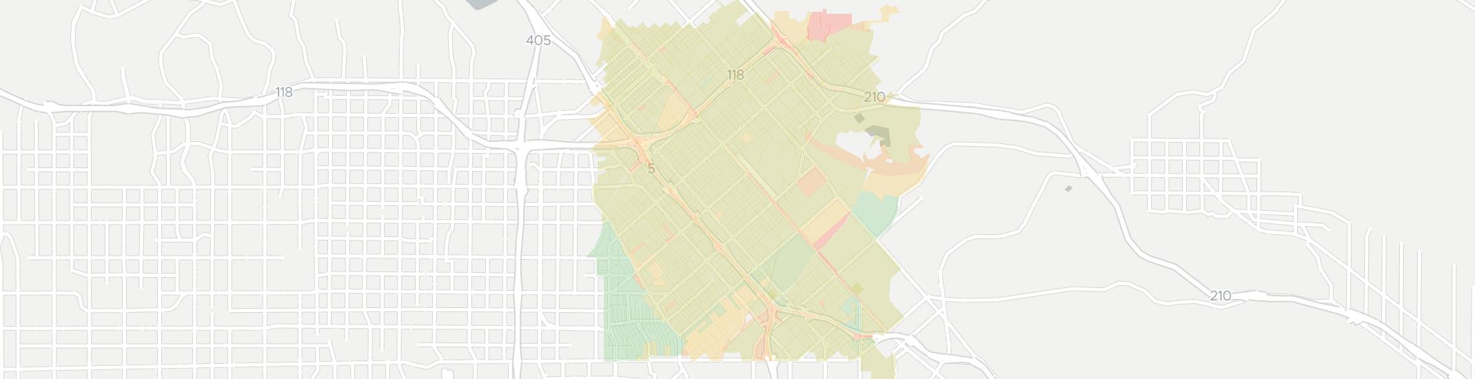 Pacoima Internet Competition Map. Click for interactive map.