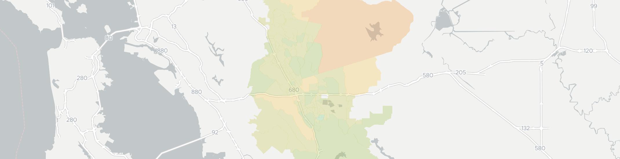 Pleasanton Internet Competition Map. Click for interactive map.