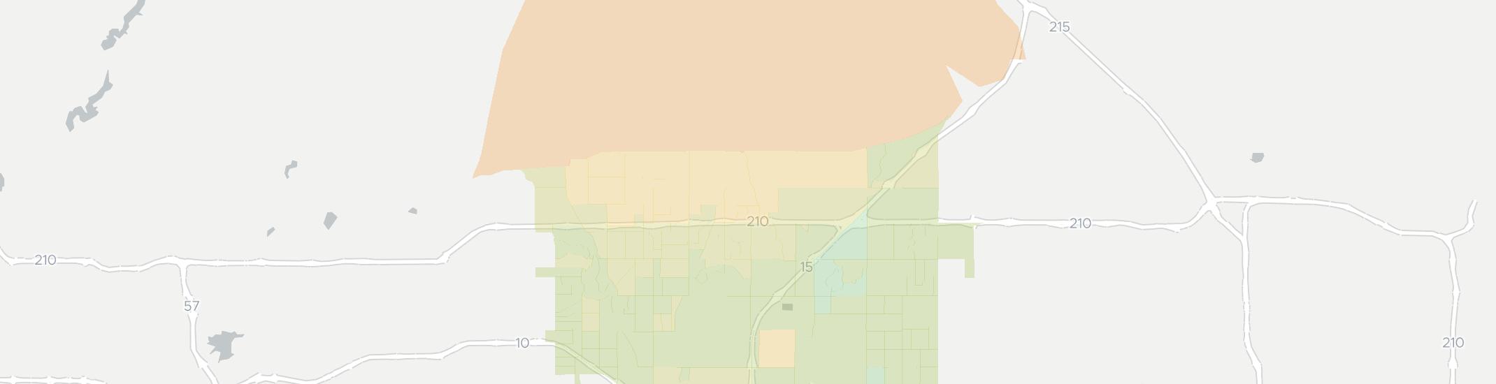 Rancho Cucamonga Internet Competition Map. Click for interactive map