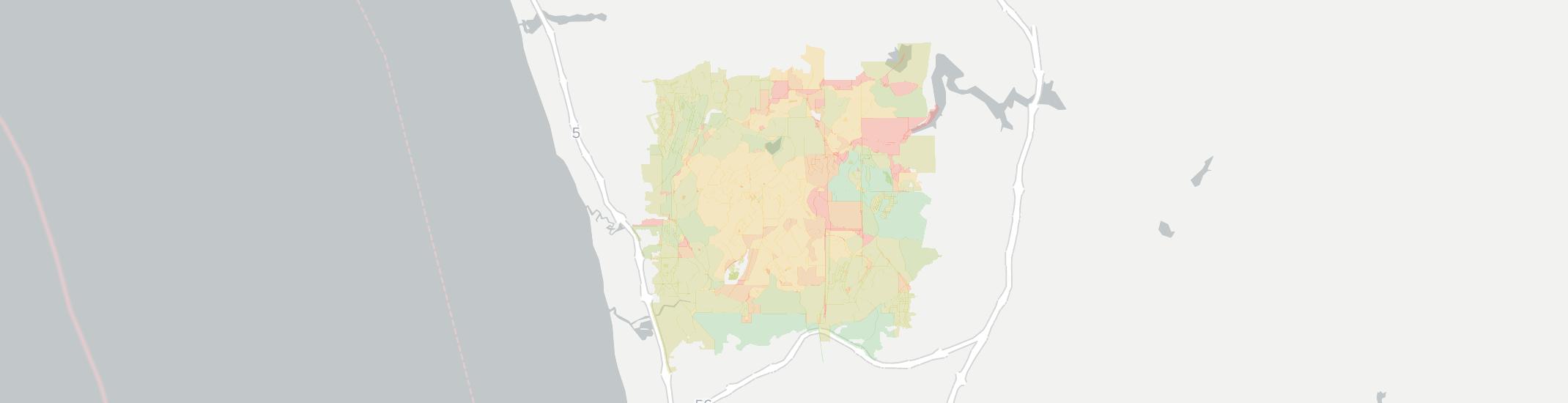 Rancho Santa Fe Internet Competition Map. Click for interactive map.