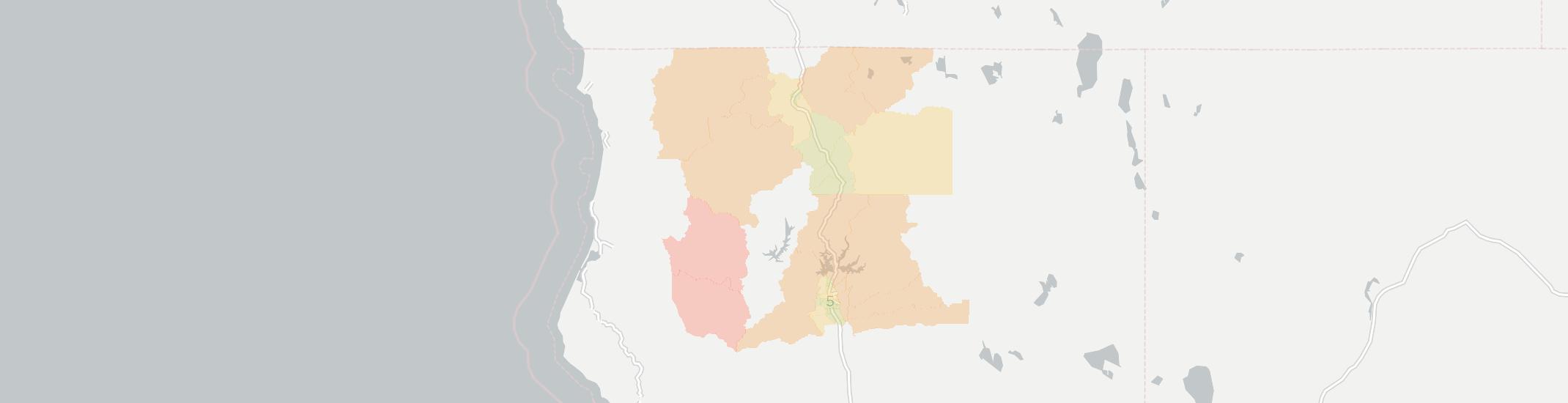 Redding Internet Competition Map. Click for interactive map.