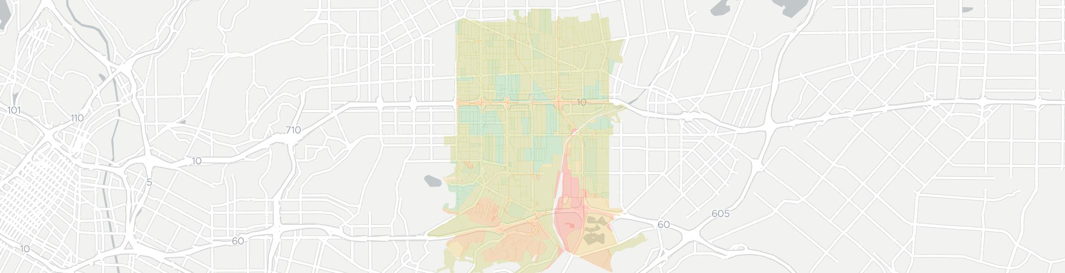 Rosemead Internet Competition Map. Click for interactive map.