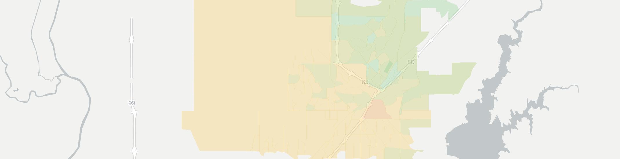 Roseville Internet Competition Map. Click for interactive map.
