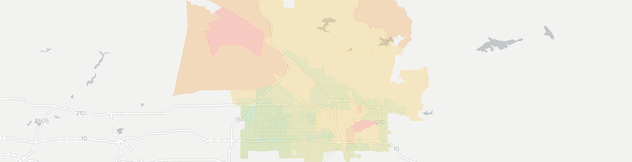 San Bernardino Internet Competition Map. Click for interactive map.