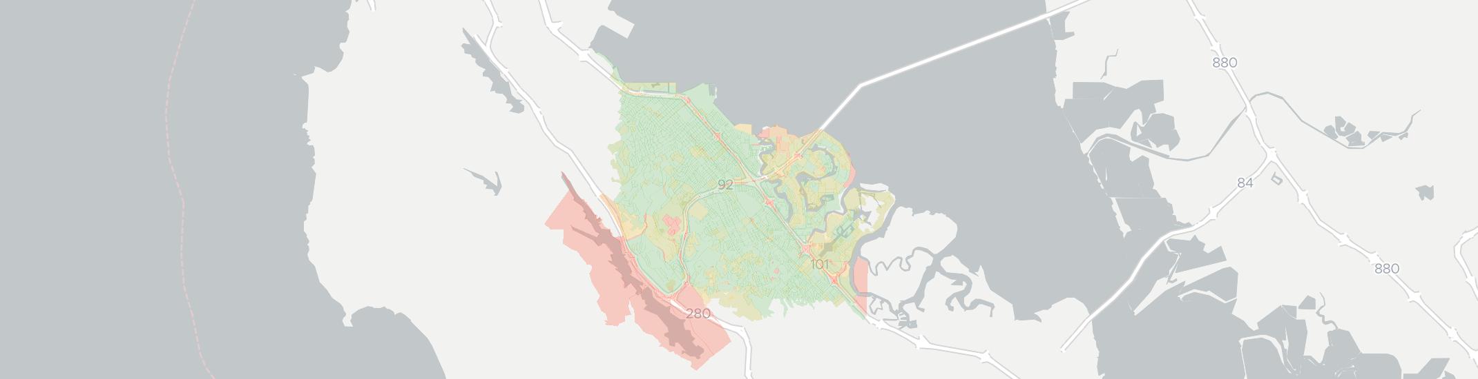 San Mateo Internet Competition Map. Click for interactive map.