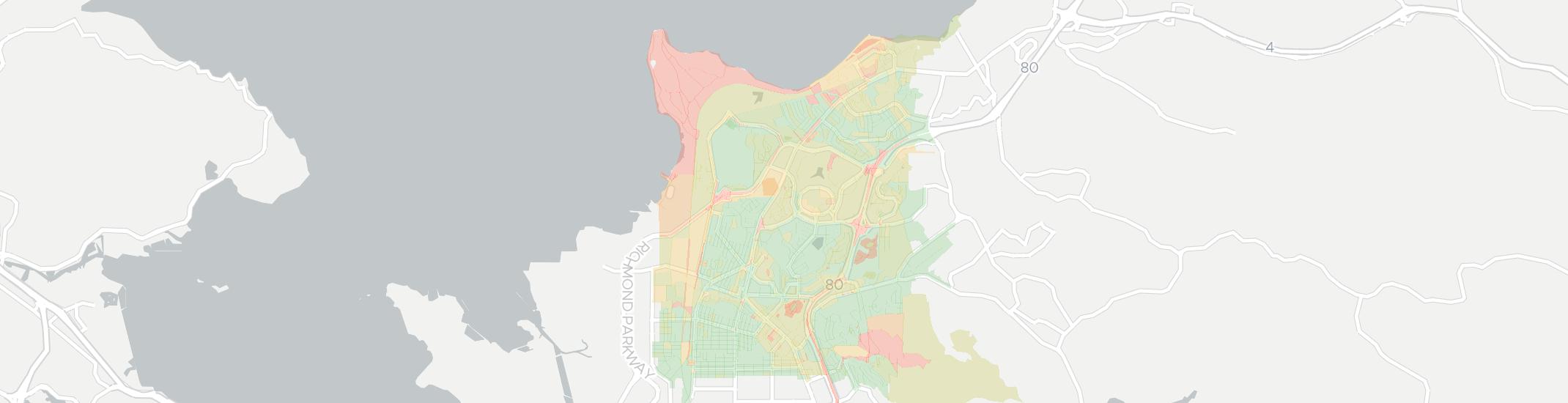 San Pablo Internet Competition Map. Click for interactive map.