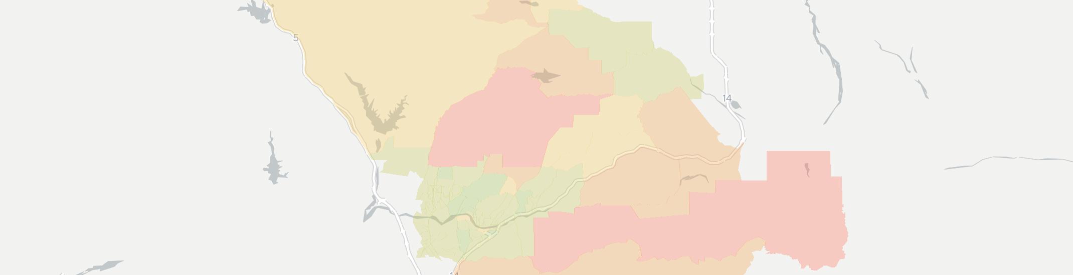 Santa Clarita Internet Competition Map. Click for interactive map.