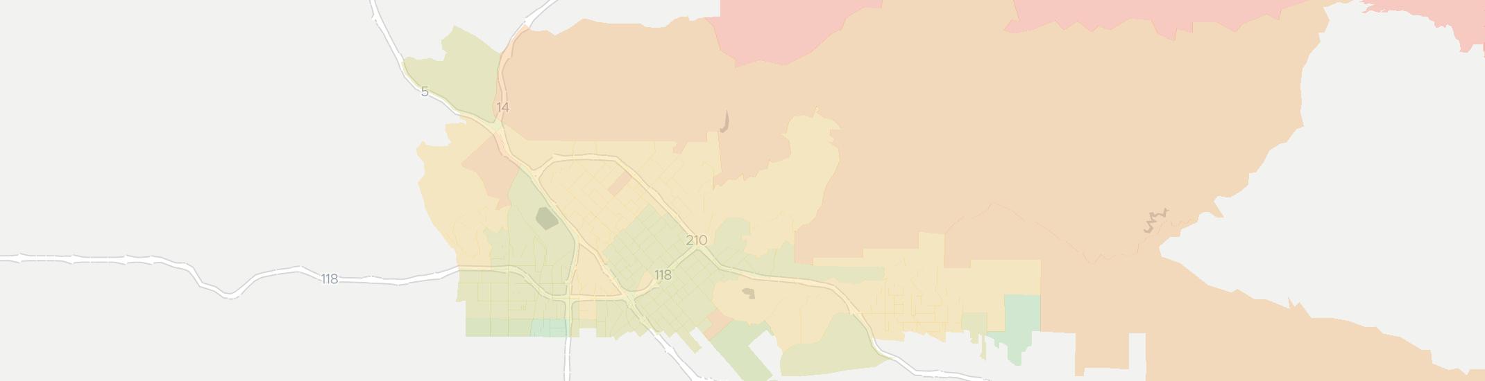 Sylmar Internet Competition Map. Click for interactive map.