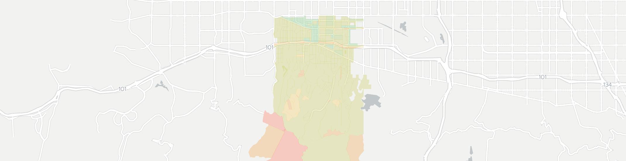 Tarzana Internet Competition Map. Click for interactive map.