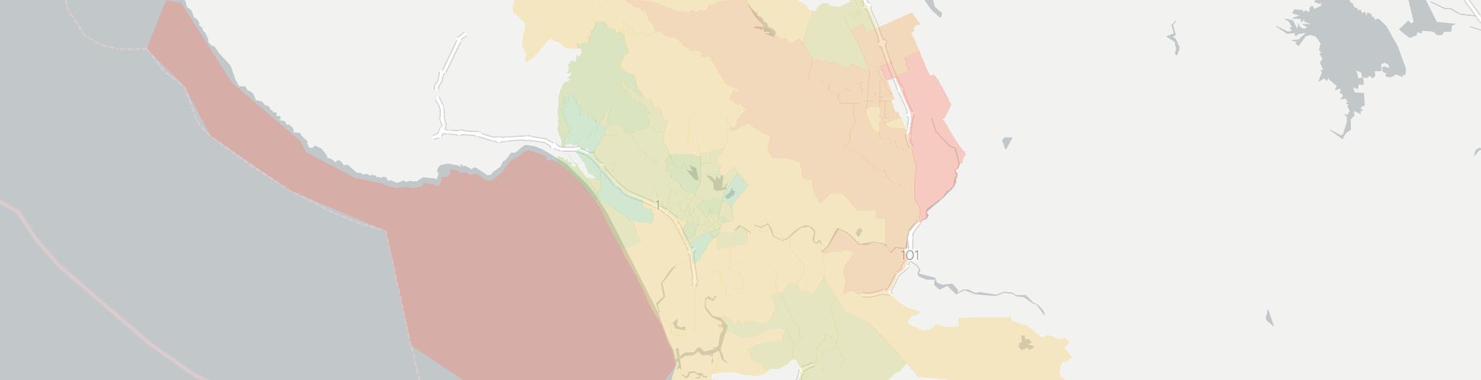 Watsonville Internet Competition Map. Click for interactive map.