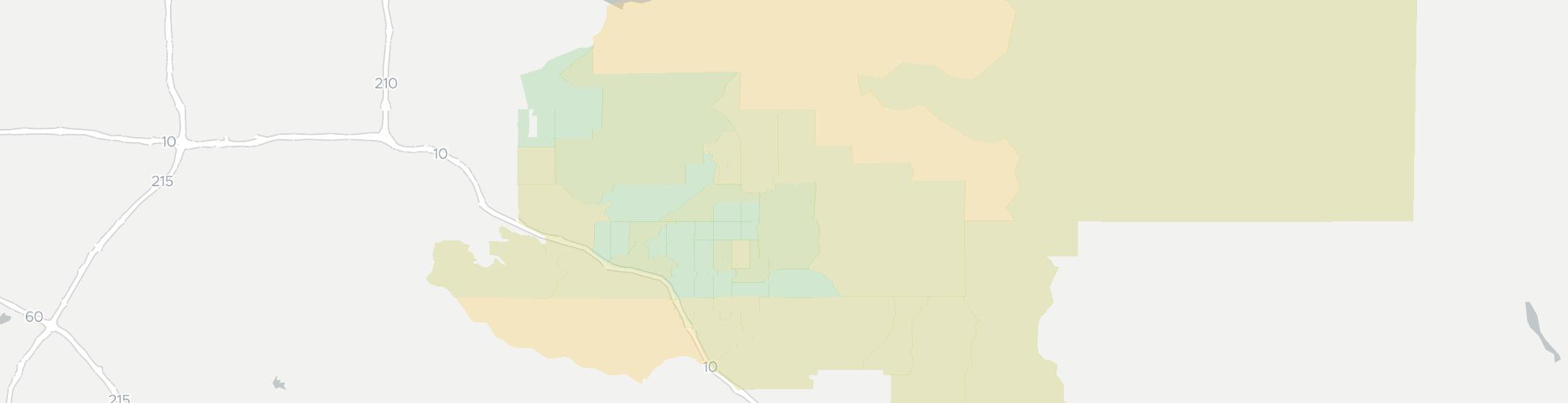 Yucaipa Internet Competition Map. Click for interactive map.