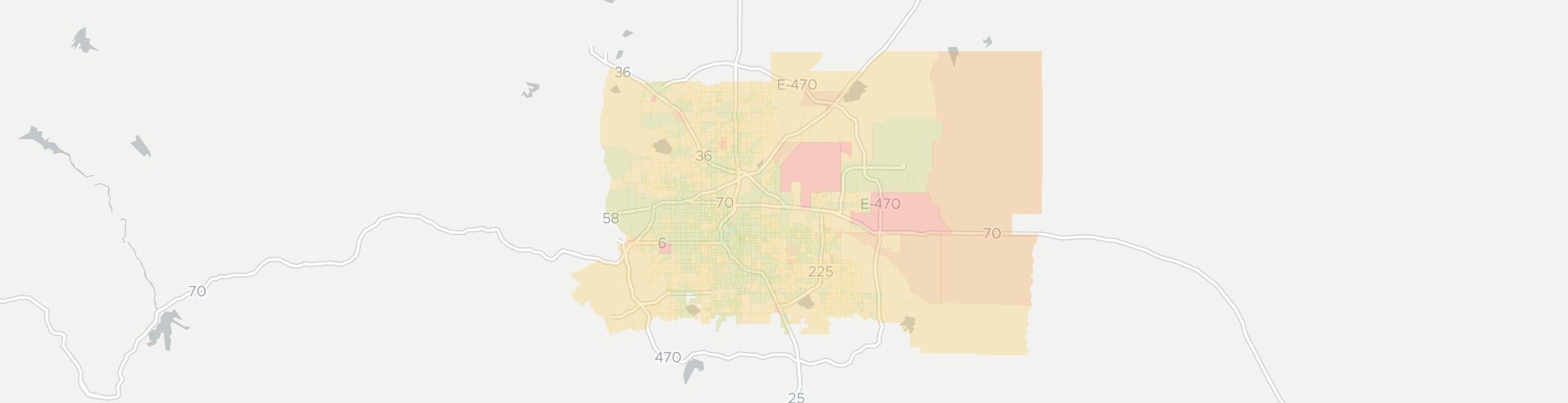 Denver Internet Competition Map. Click for interactive map.
