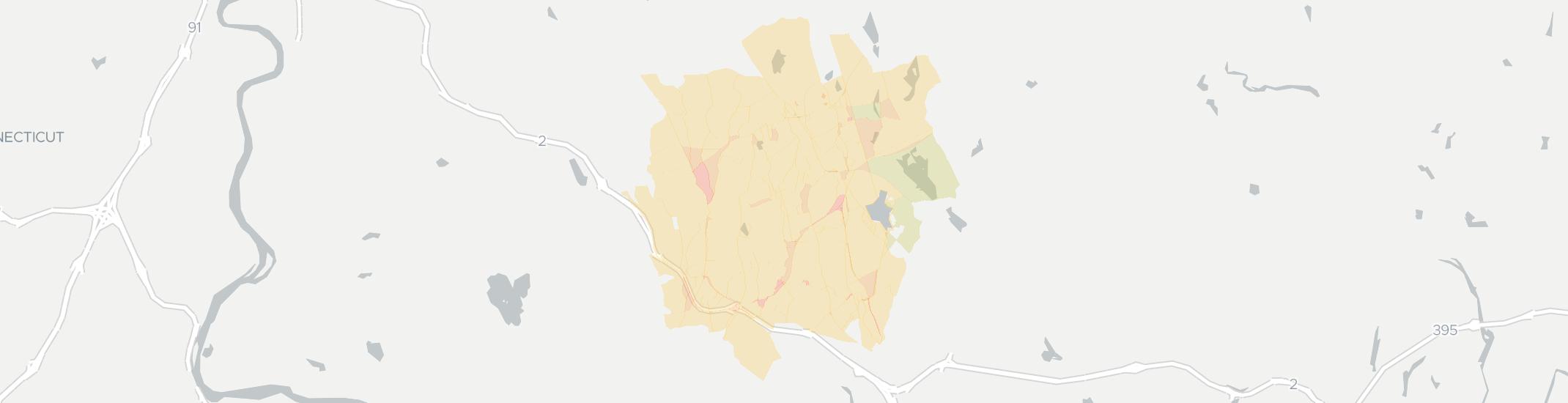 Amston Internet Competition Map. Click for interactive map