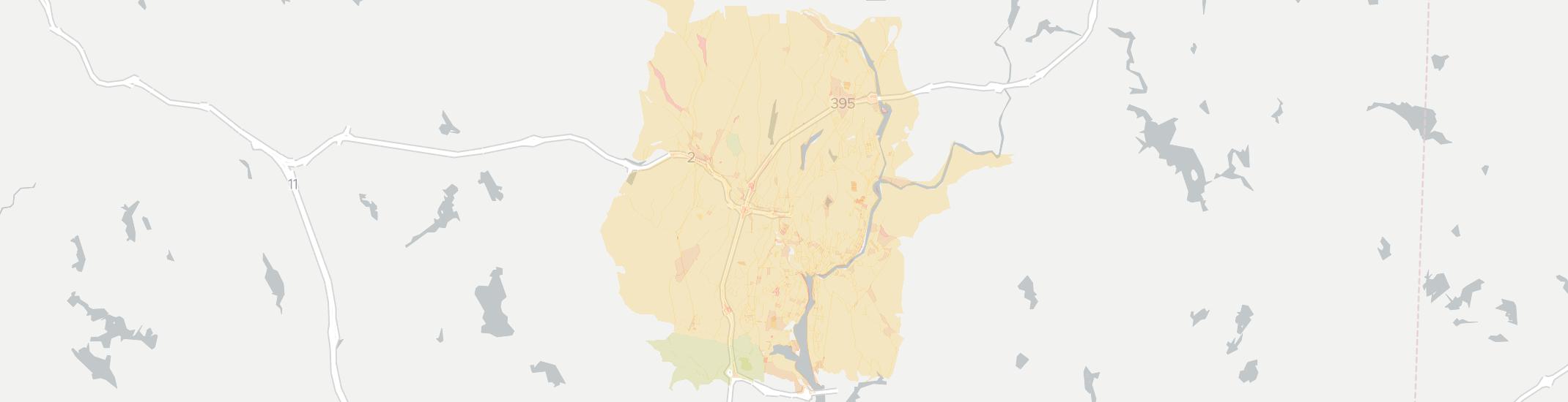 Norwich Internet Competition Map. Click for interactive map.