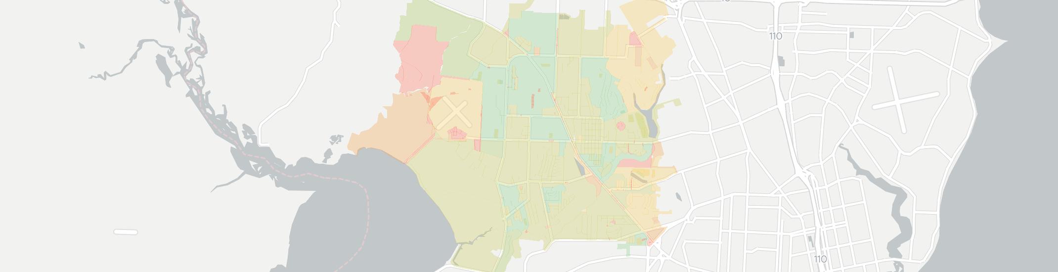 Bellview Internet Competition Map. Click for interactive map