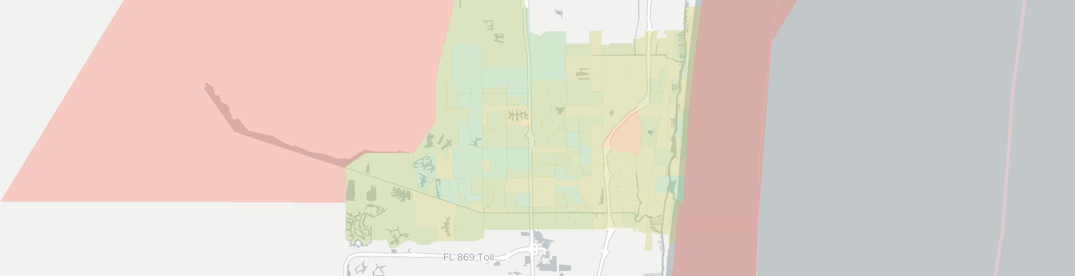 Boca Raton Internet Competition Map. Click for interactive map.
