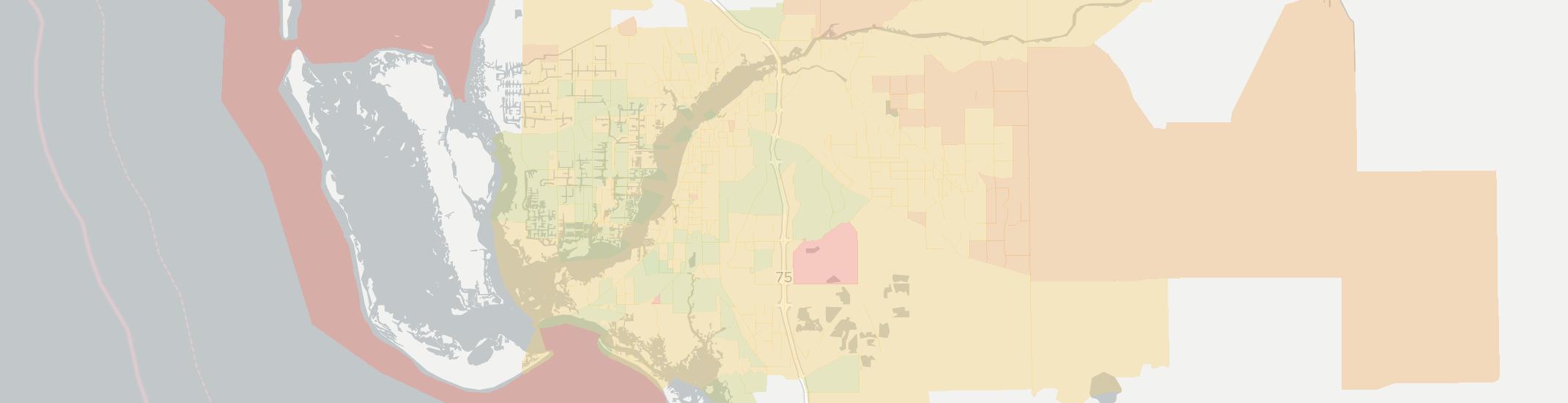 Fort Myers Internet Competition Map. Click for interactive map