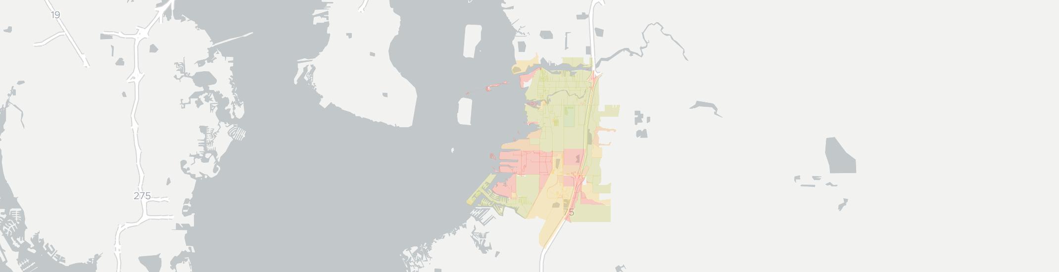 Gibsonton Internet Competition Map. Click for interactive map.