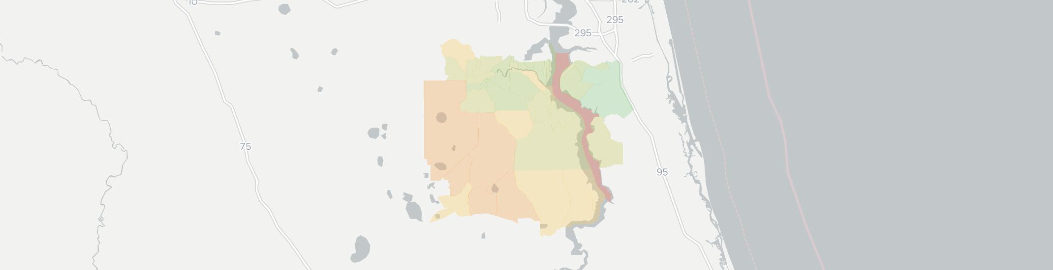 Green Cove Springs Internet Competition Map. Click for interactive map.