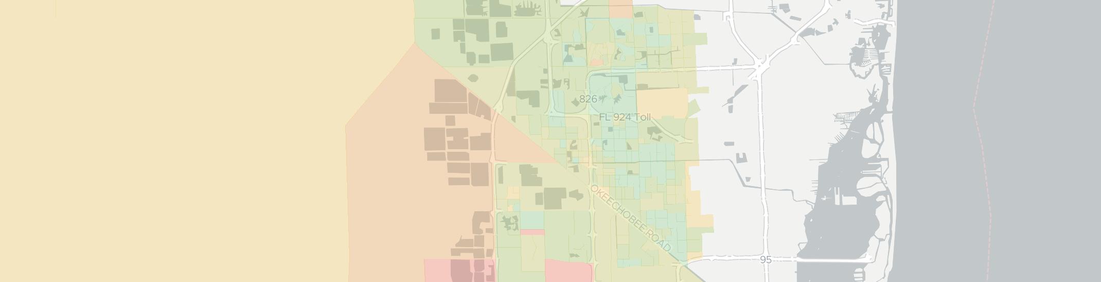 Hialeah Internet Competition Map. Click for interactive map.