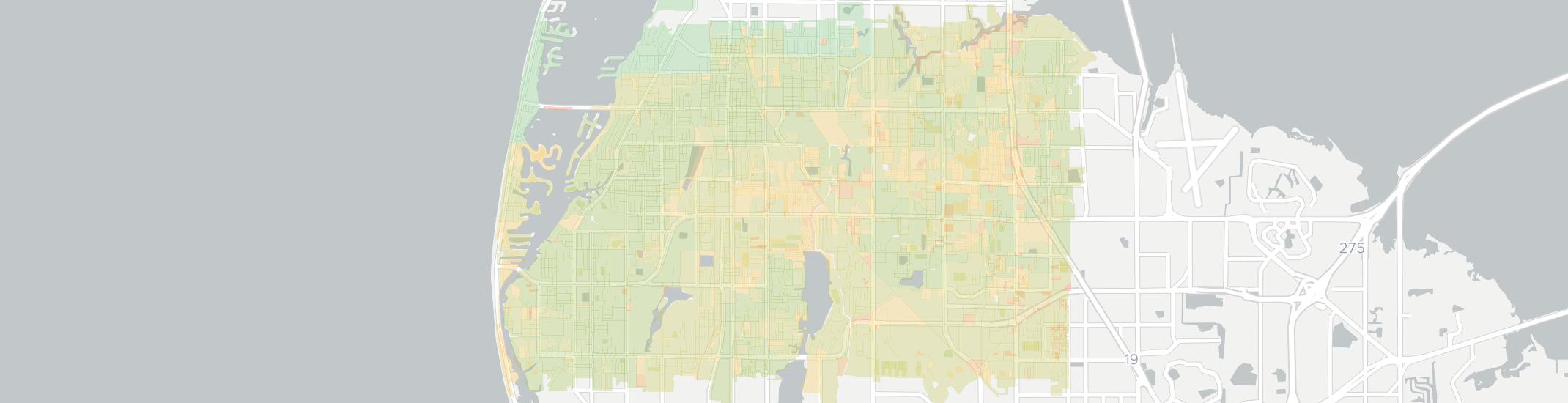 Largo Internet Competition Map. Click for interactive map.