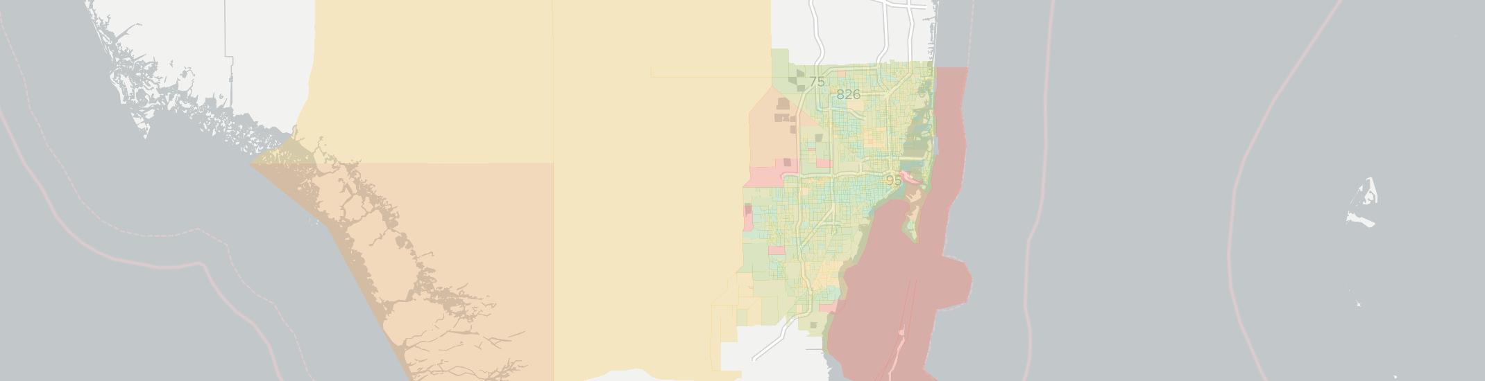 Miami Internet Competition Map. Click for interactive map.