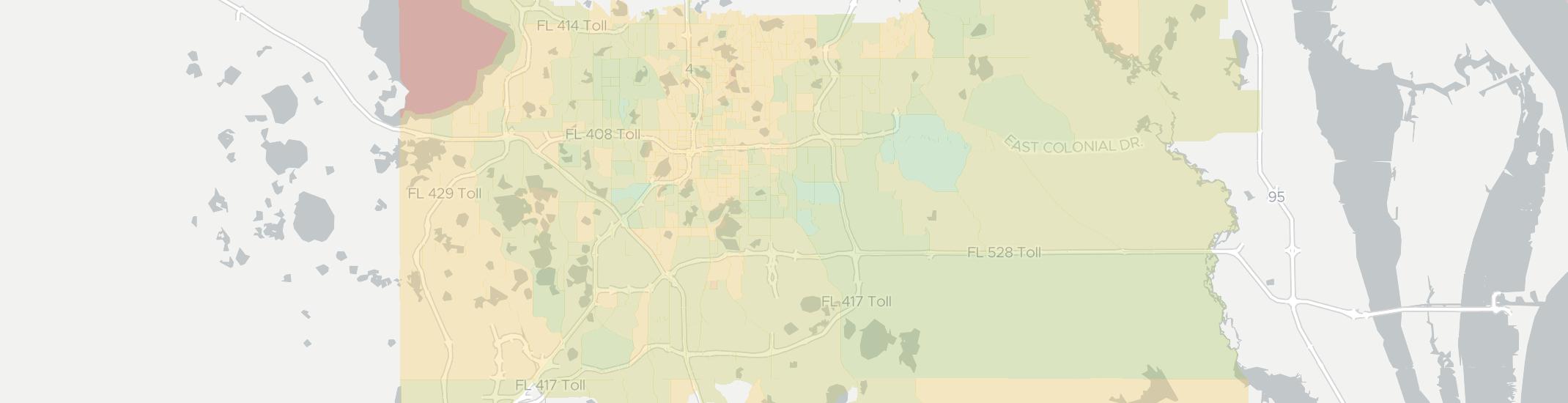 Orlando Internet Competition Map. Click for interactive map
