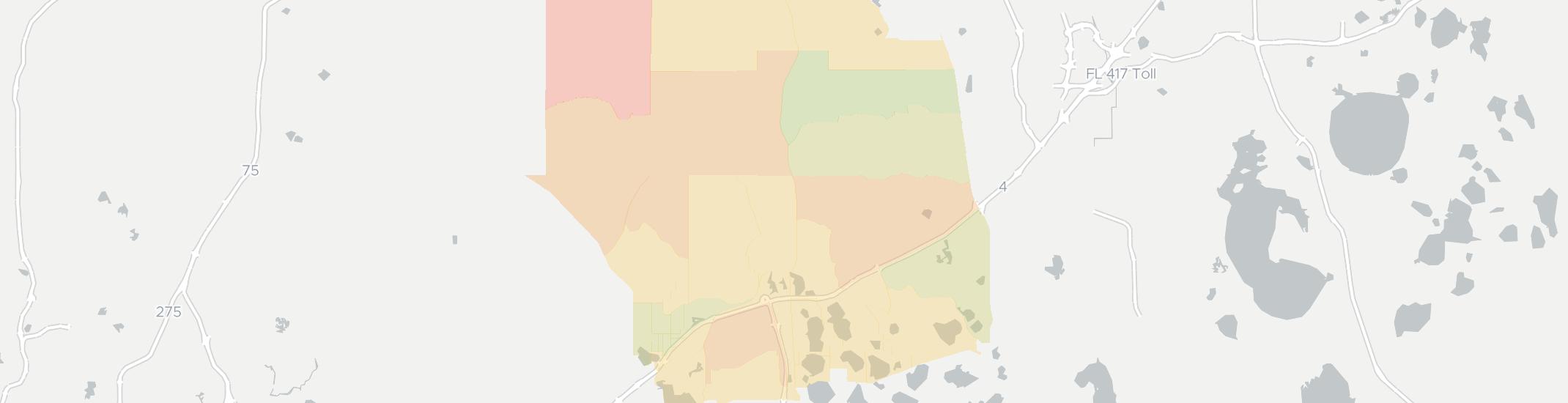 Polk City Internet Competition Map. Click for interactive map.