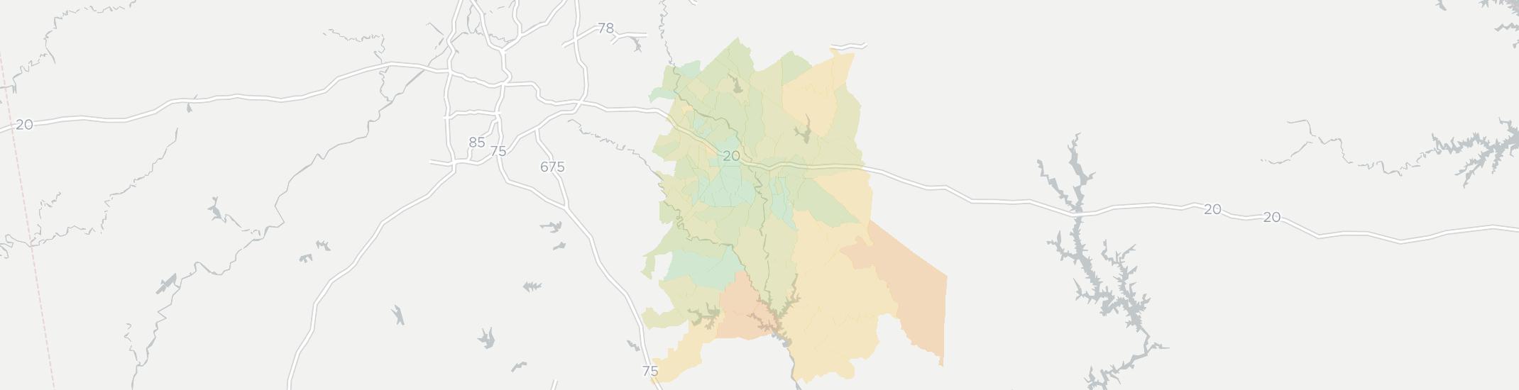 Covington Internet Competition Map. Click for interactive map
