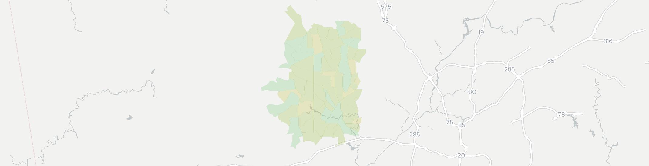 Powder Springs Internet Competition Map. Click for interactive map