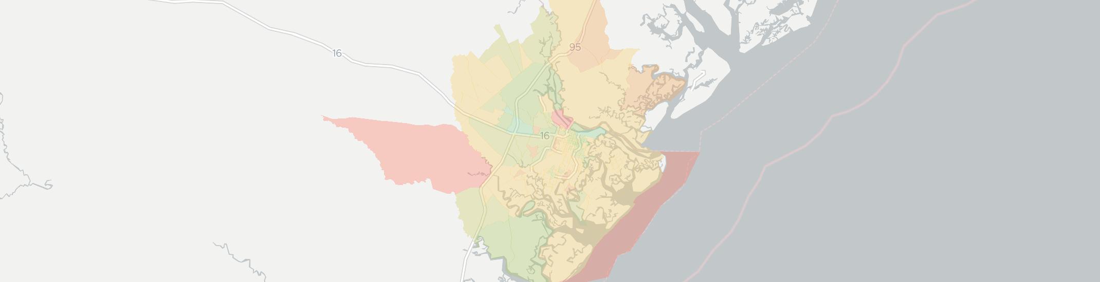 Savannah Internet Competition Map. Click for interactive map.